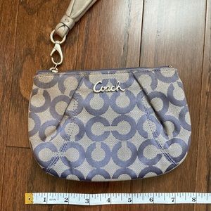 Coach Purple Wristlet
